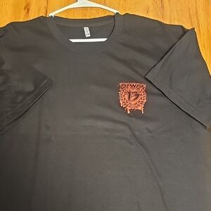 DIXXON Black and Red Graphic Tee